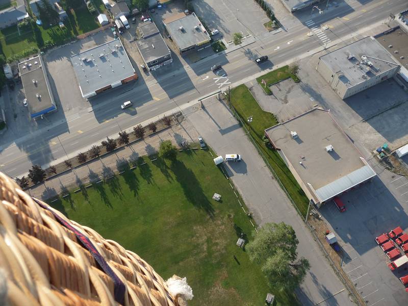 August 1, 2009 - Ballooning in Kelowna, British Columbia, Canada.<br />Up, up, and away we go (from Roxby Centennial Park?).