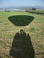 August 1, 2009 - Ballooning in Kelowna, British Columbia, Canada.<br />Strange how the perspective makes our basket look almost bigger the the balloon.