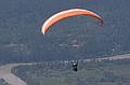 August 2, 2009 - Atop Mount Seven near Golden, British Columbia, Canada.<br />Melody in flight.