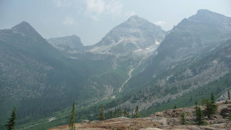 August 3, 2009 - Glacier National Park, British Columbia, Canada.<br />Views from the Great Glacier Trail.