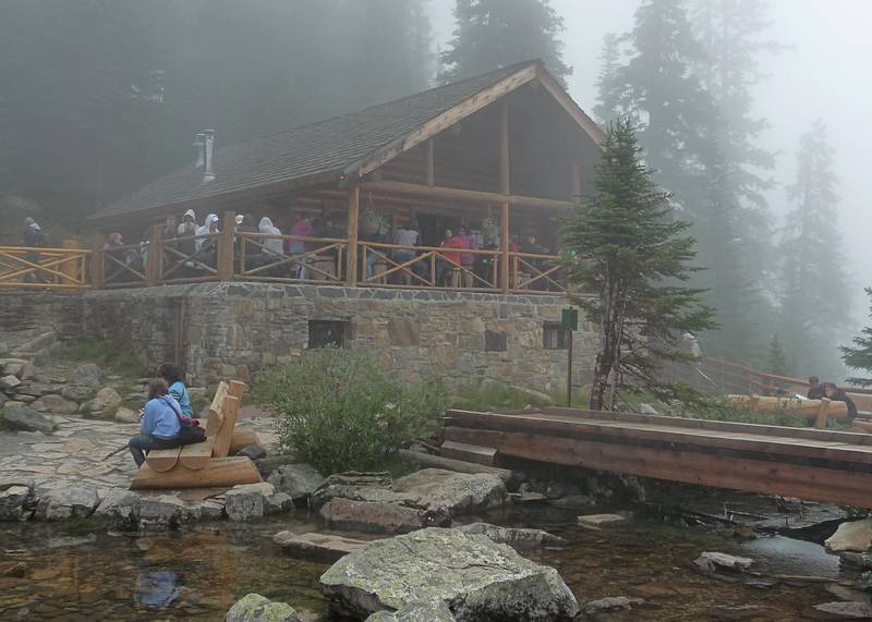 August 5, 2009 - Lake Louise area of Banff National Park, Alberta, Canada.<br />Lake Agnes tea house.