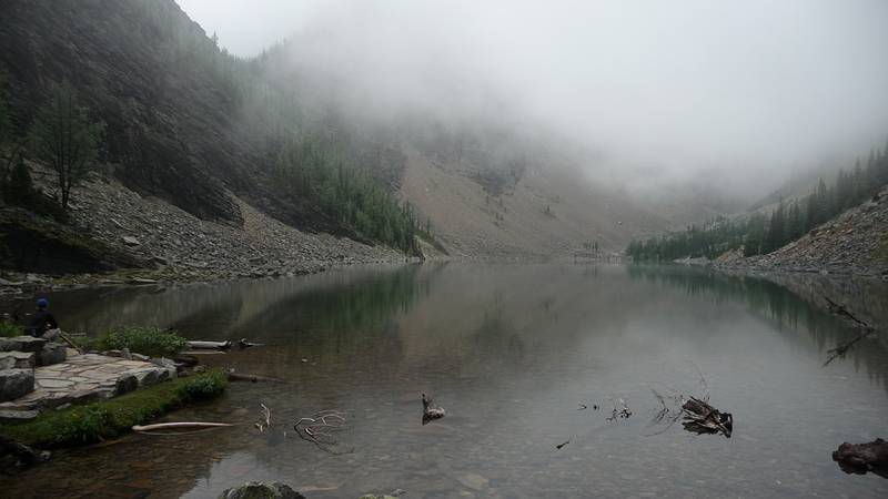 August 5, 2009 - Lake Louise area of Banff National Park, Alberta, Canada.<br />Lake Agnes.