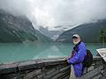 August 5, 2009 - Lake Louise area of Banff National Park, Alberta, Canada.<br />Egils at Lake Louise.