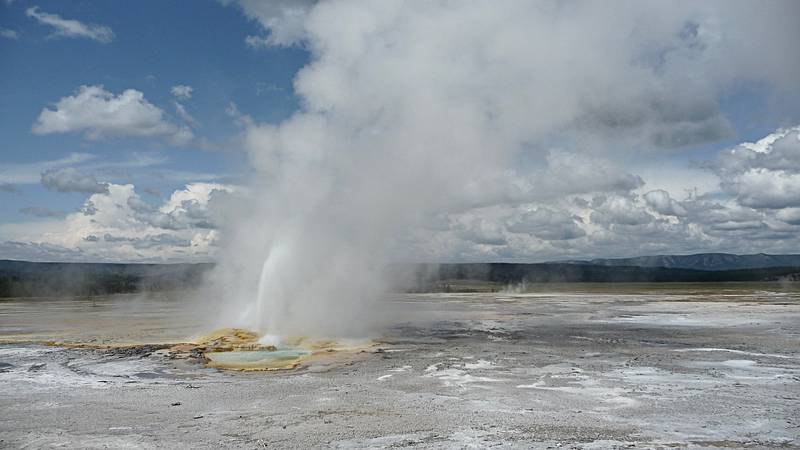 August 8, 2009 - Yellowstone National Park, Wyoming.<br />In the Old Faithful area.