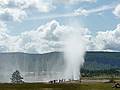 August 8, 2009 - Yellowstone National Park, Wyoming.<br />Old Faithful.