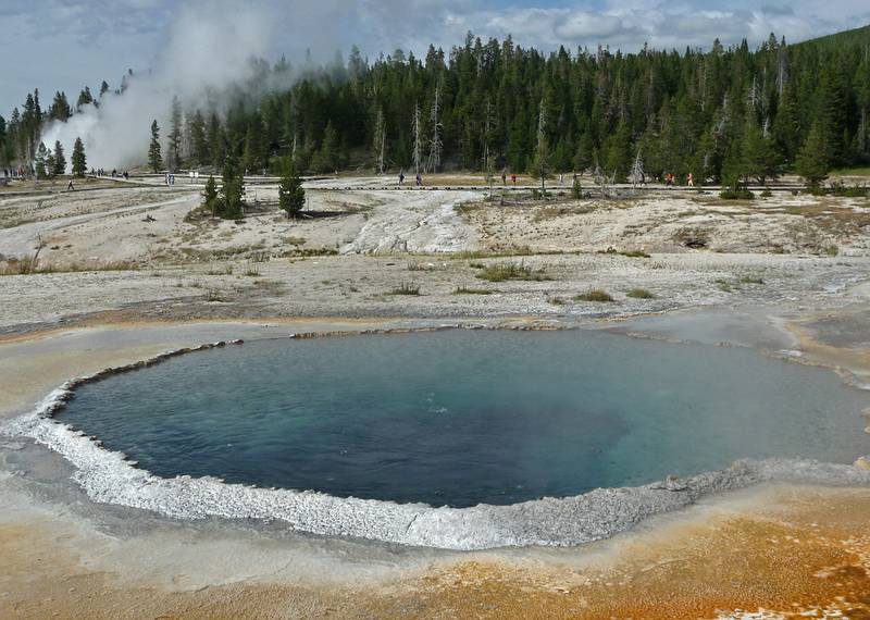 August 8, 2009 - Yellowstone National Park, Wyoming.<br />In the Old Faithful area.