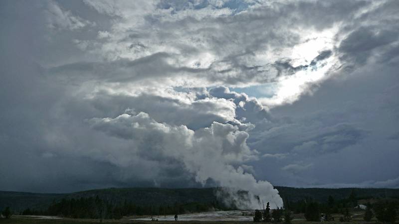 August 8, 2009 - Yellowstone National Park, Wyoming.<br />In the Old Faithful area.