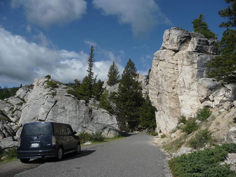 August 9, 2009 - Yellowstone National Park, Wyoming.<br />The Hoodoos.<br />44 56 39 N, 110 43 01 W