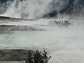 August 9, 2009 - Yellowstone National Park, Wyoming.<br />Mammoth Hot Springs Terraces area.