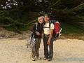 August 13, 2009 - Dunes State Park (on Monterey Bay), Sand City, California.<br />Joyce and Melody.