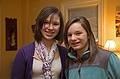 Jan. 17, 2010 - At Paul and Norma's in Tewksbury, Massachusetts.<br />Celebrating Marie's and Joyce's birthdays.<br />Arianna and Hannah.