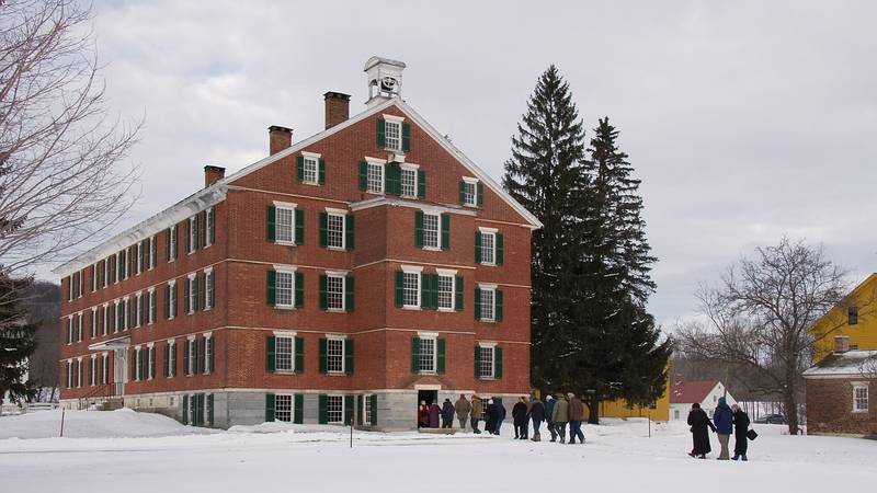 Jan. 10, 2010 - Hancock Shaker Village, Hancock, Massachusetts.<br />1830 Brick Dwelling.
