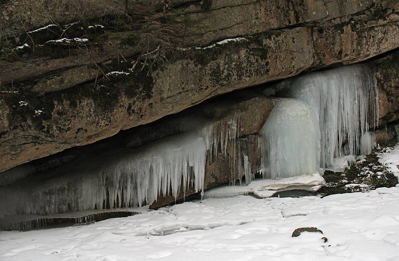 Feb. 15, 2010 - The Flume, Franconia Notch, New Hampshire.