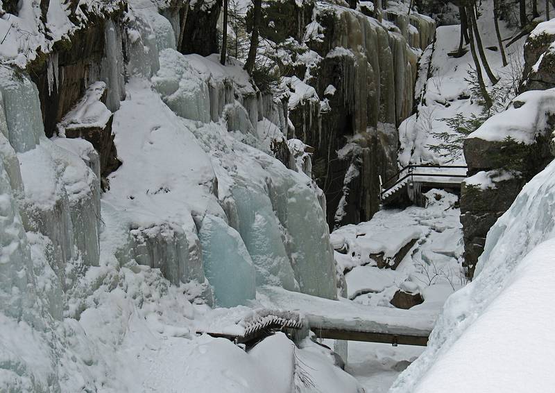 Feb. 15, 2010 - The Flume, Franconia Notch, New Hampshire.