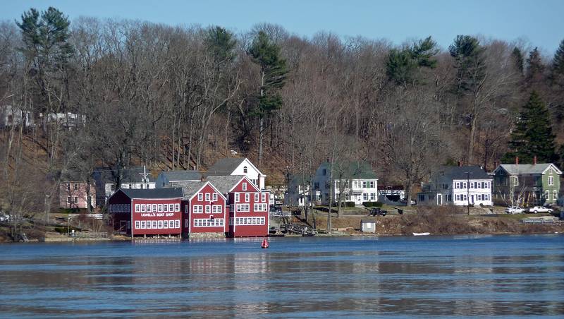 Lowell's Boat Shop along the Merrimack River.<br />March 17, 2010 - Alliance Park, Amesbury, Massachusetts.