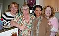 Iveta, Edite, Nancy, and Priscilla.<br />Eriks' Eagle Scout promotion celebration.<br />April 3, 2010 - At John and Pricilla's in Newmarket, New Hampshire.