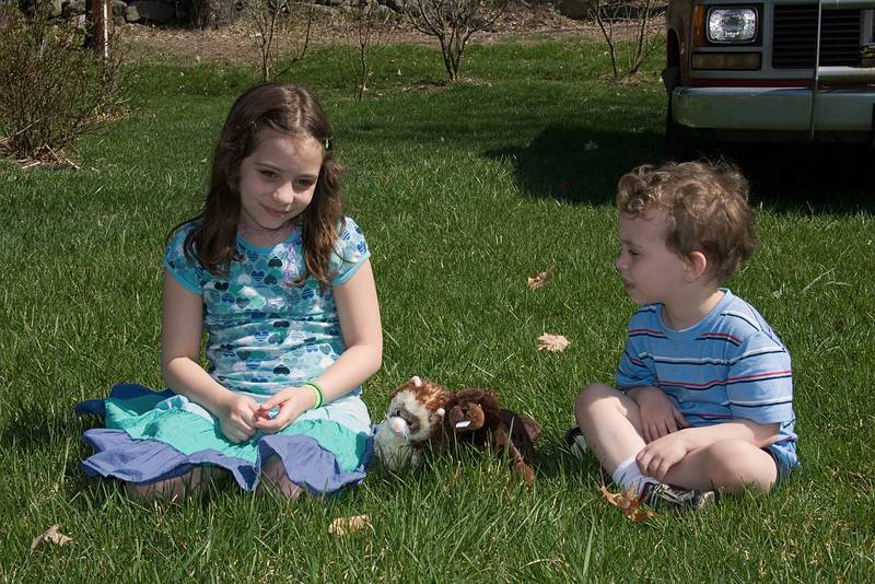 Miranda and Matthew.<br />Easter dinner at Paul and Norma's.<br />April 4, 2010 - Tewksbury, Massachusetts.