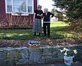 Joyce and Marie (height is relative).<br />Easter dinner at Paul and Norma's.<br />April 4, 2010 - Tewksbury, Massachusetts.