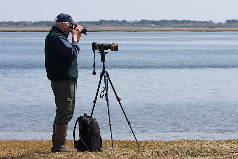 My friend John.<br />April 22, 2010 - Nelson Island, Parker River National Wildlife Refuge, Rowley, Massachusetts.