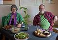 Lindley and Jeff.<br />New England Sculptors Association gathering.<br />May 1, 2010 - Merrimac, Massachusetts.