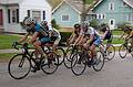 A bicycle race was taking place while the guests were arriving.<br />New England Sculptors Association gathering.<br />May 1, 2010 - Merrimac, Massachusetts.