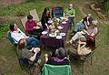 Clockwise from the top: Jeff, Michael, Marilyn, Christoper, Lindley, Nancy, Christine, Marilyn and Laura.<br />New England Sculptors Association gathering.<br />May 1, 2010 - Merrimac, Massachusetts.