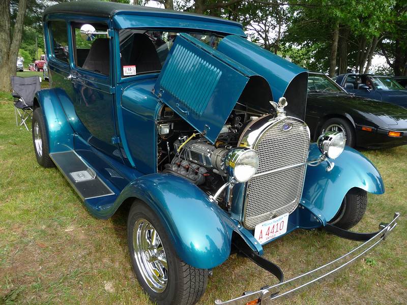 Saturday antique auto show at Skips.<br />May 22, 2010 - Merrimac, Massachusetts.
