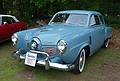 A 1951 (?) Studebaker.<br />Saturday antique auto show at Skips.<br />May 22, 2010 - Merrimac, Massachusetts.