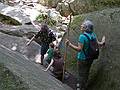 May 30, 2010 - Purgatory Chasm, Sutton, Massachusetts.<br />Carl showing Matthew and Miranda the path through the chasm while Joyce is enjoying the scenery.