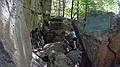 May 30, 2010 - Purgatory Chasm, Sutton, Massachusetts.<br />Carl, Matthew, Miranda, and Holly wending their way through the chasm.