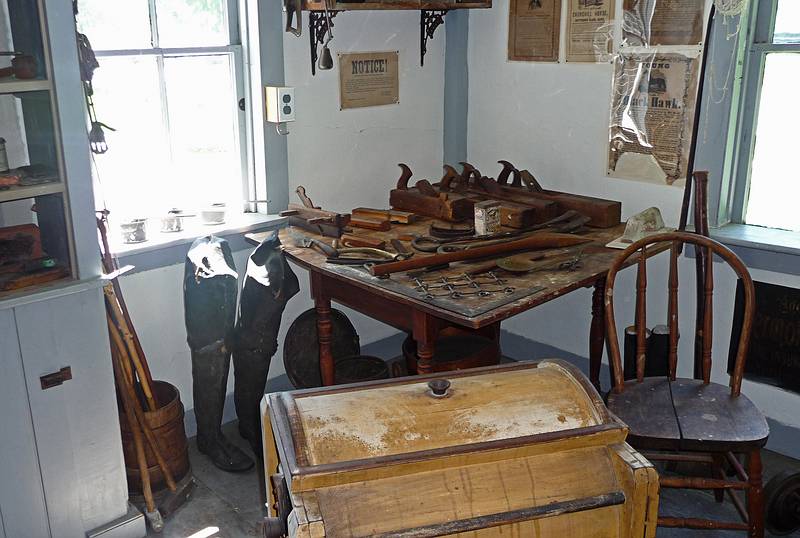 Workshop in the Homestead.<br />June 2, 2010 - Calvin Coolidge Homestead, Plymouth Notch, Vermont.