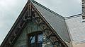 Detail of the woodwork under the eaves.<br />June 2, 2010 - Castle Hill Resort and Spa in Ludlow, Vermont.