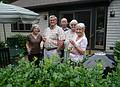Joyce, Uldis, Ronnie, Edite, and Baiba.<br />June 5, 2010 - At Uldis and Edite's in Manchester by the Sea, Massachusetts.