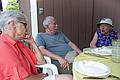 Baiba and Ronnie listening to one of Marie's stories.<br />June 25, 2010 - At Marie's in Lawrence, Massachusetts.