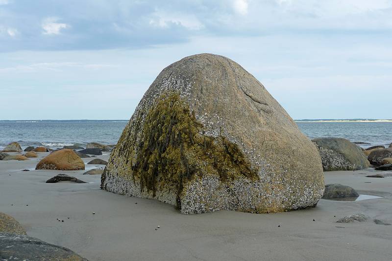 My favorite rock with the sand back in place.<br />June 29, 2010 - Sandy Point State Reservation, Plum Island, Massachusetts.