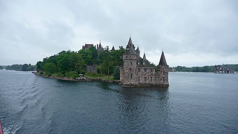 The Power House end of Heart Island.<br />A boat tour out of Alexandria Bay.<br />June 10, 2010 - Thousand Islands Region of New York State.