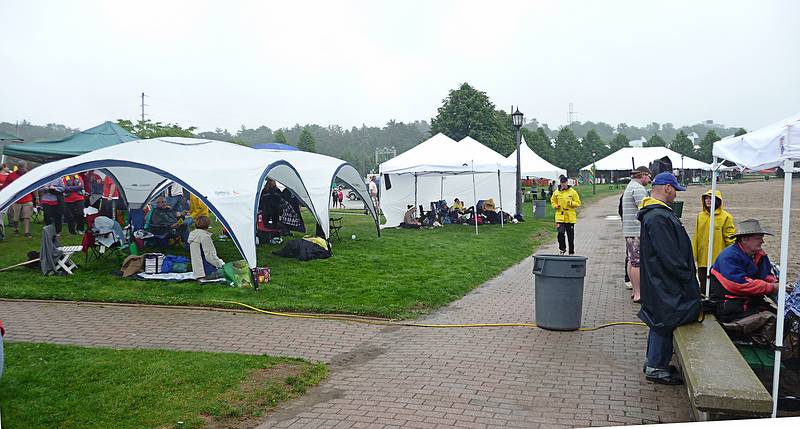 Dragon boat festival.<br />June 12, 2010 - Parry Sound, Ontario, Canada.