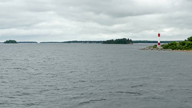 Lighthouse on Killbear Point <br />Boat ride among the 30,000 islands of Geaorgian Bay.<br />June 12, 2010 - Parry Sound, Ontario, Canada.