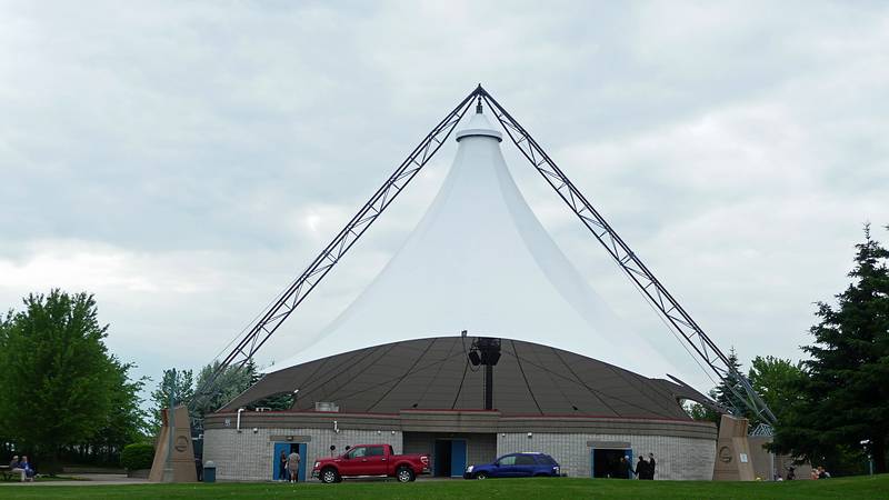 Roberta Bondar Park Pavilion.<br />June 13, 2010 - Sault Ste. Marie, Ontario, Canada.