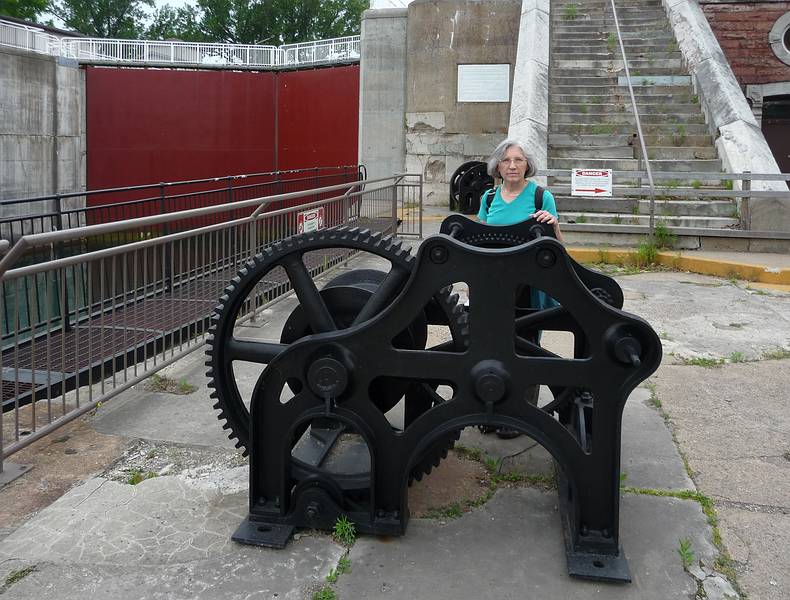 Joyce.<br />Canadian locks connecting Lake Superior and Lake Huron.<br />June 13, 2010 - Sault Ste. Marie, Ontario, Canada.