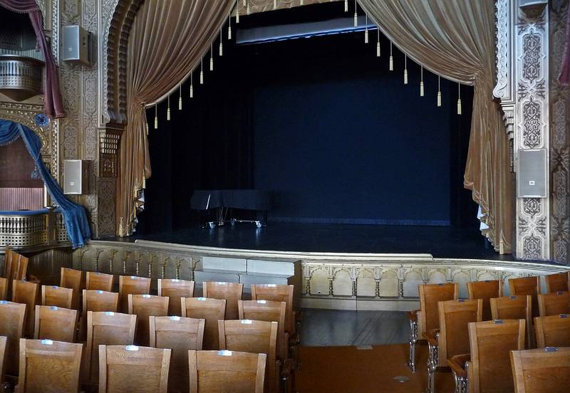 The theater in the Mabel Tainter Memorial.<br />June 17, 2010 - Menomonie, Wisconsin.
