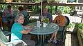 Joyce, Ronnie, and Baiba at the Bogus Creek Cafe & Bakery<br />where we enjoyed a great lunch.<br />June 17, 2010 - Stockholm, Wisconsin.