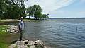 Ronnie.<br />At the Mississippi River's edge.<br />June 17, 2010 - Stockholm, Wisconsin.