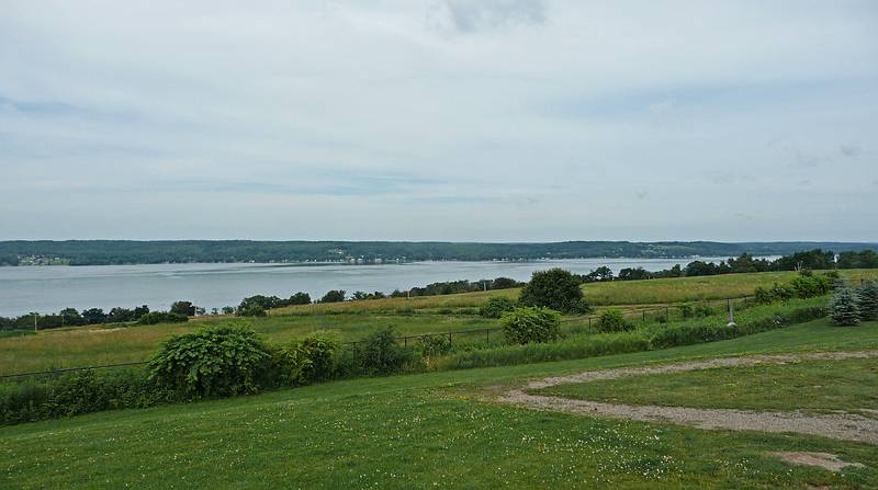 June 23, 2010 - At rest area off I-86 along the shore of Lake Chautauqua, New York.