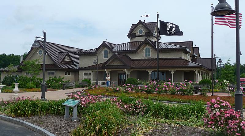 June 23, 2010 - At rest area off I-86 along the shore of Lake Chautauqua, New York.