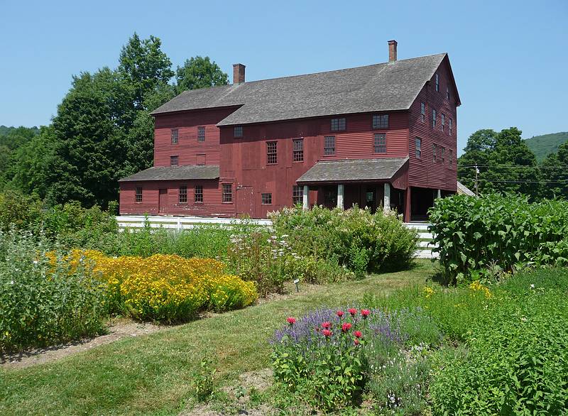 Laundry and machine shop building.<br />July 6, 2010 - Hancock Shaker Village, Hancock/Pittsfield, Massachusetts.