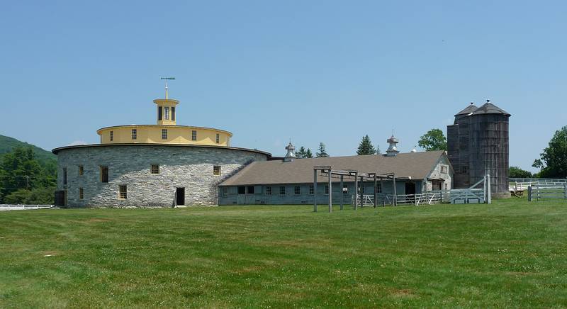 Round Stone Barn.<br />July 6, 2010 - Hancock Shaker Village, Hancock/Pittsfield, Massachusetts.