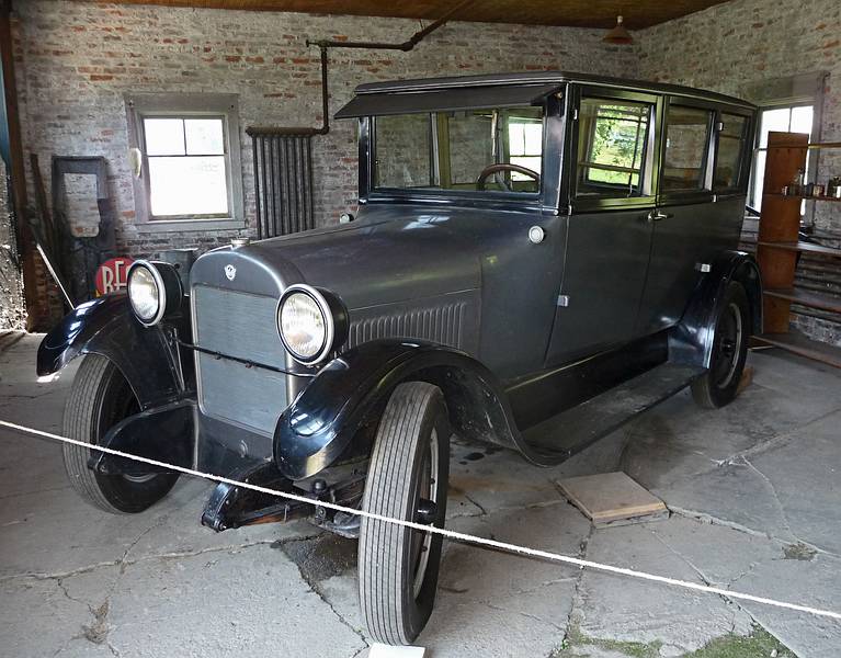 Old REO in the Brick Garage.<br />July 6, 2010 - Hancock Shaker Village, Hancock/Pittsfield, Massachusetts.