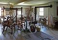 Inside the Sisters' Dairy and Weave Shop.<br />July 6, 2010 - Hancock Shaker Village, Hancock/Pittsfield, Massachusetts.