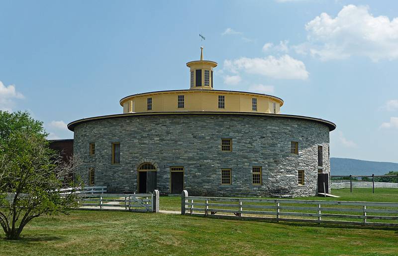 One more view of the Round Stone Barn.<br />July 6, 2010 - Hancock Shaker Village, Hancock/Pittsfield, Massachusetts.